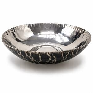 Michael Aram Hand Hammered Decorative Metal Bowl 10.5" Signed India